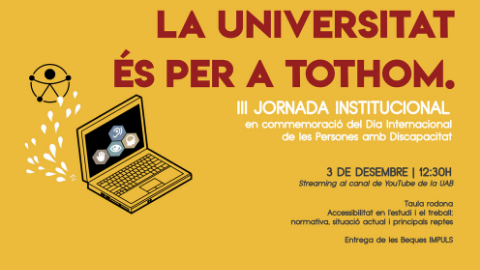 Jornada institucional pel Dia Internacional de les Persones amb Discapacitat